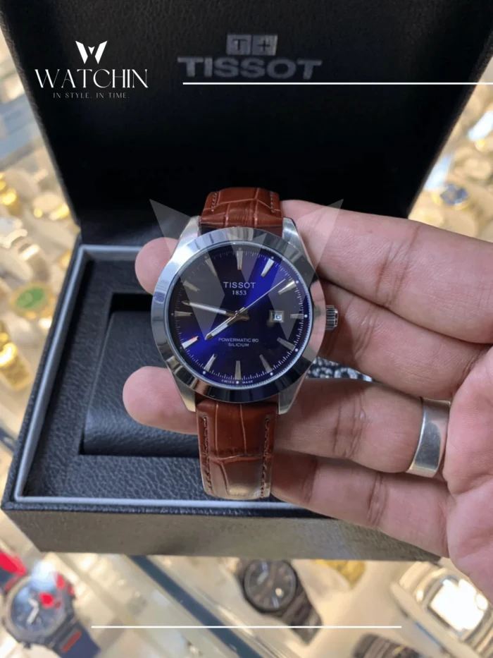 Tissot Powermatic 80 – Premium 40mm Dial Watch 65g Weight with Hard Box - Image 5