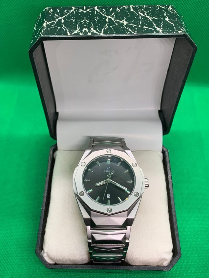 HB Plain Diamond Model | Silver Black - Image 2