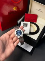 Patek Philippe Geneve Master Automatic ( Silver - Blue ) - Image 2